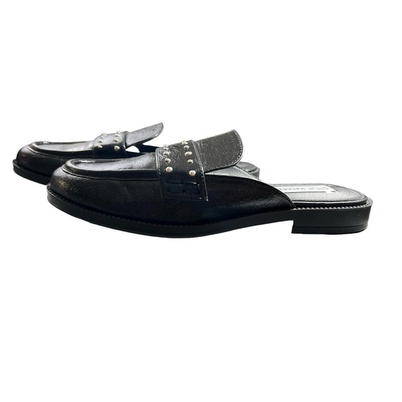 Steve Madden Redeem Faux Leather Studded Black Slip-On Women's Size‎ 7 - Picture 1 of 6